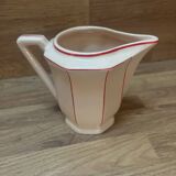 Digoin pink and red teapot