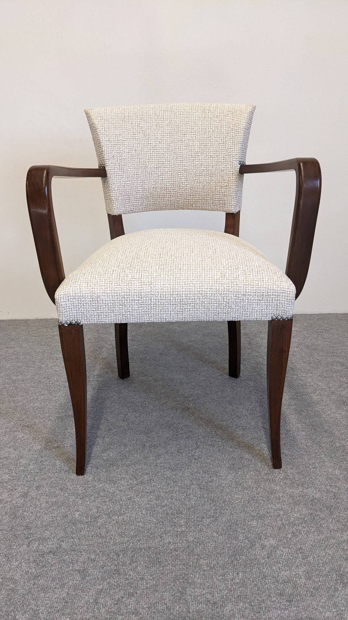 Pair of Art Deco bridge chairs, France circa 1930