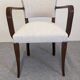 Pair of Art Deco bridge chairs, France circa 1930