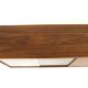Console murale scandinave en noyer, Suède, 1960