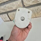 Set of two Green Porcelain Coat Hooks