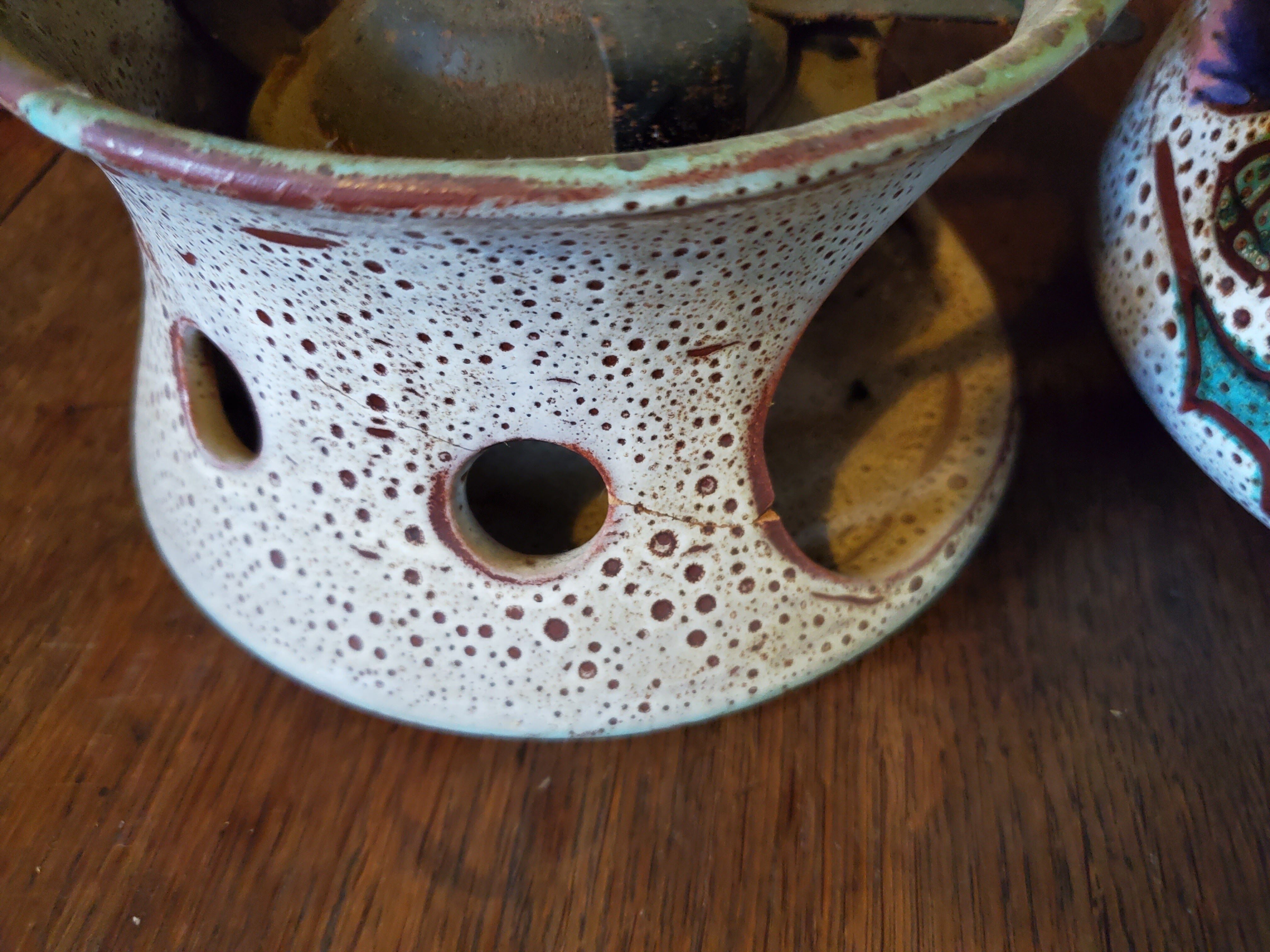 Vallauris fondue set