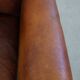 Fauteuil en cuir de mouton de style anglais