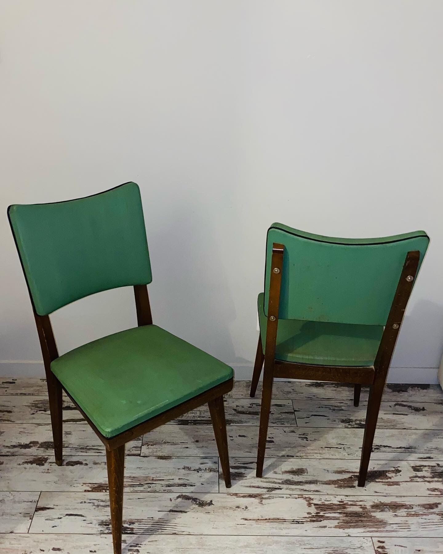 Suite of 5 vintage chair 50s