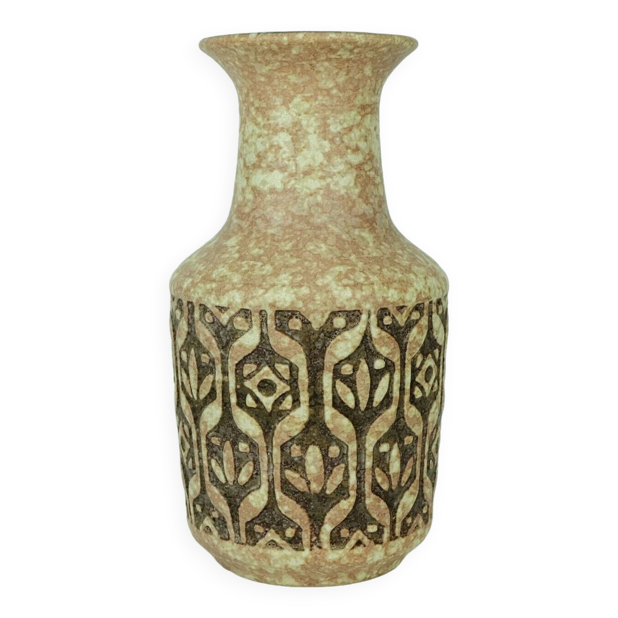 Vase 1960 u-keramik modèle 1193/20 décor abstrait