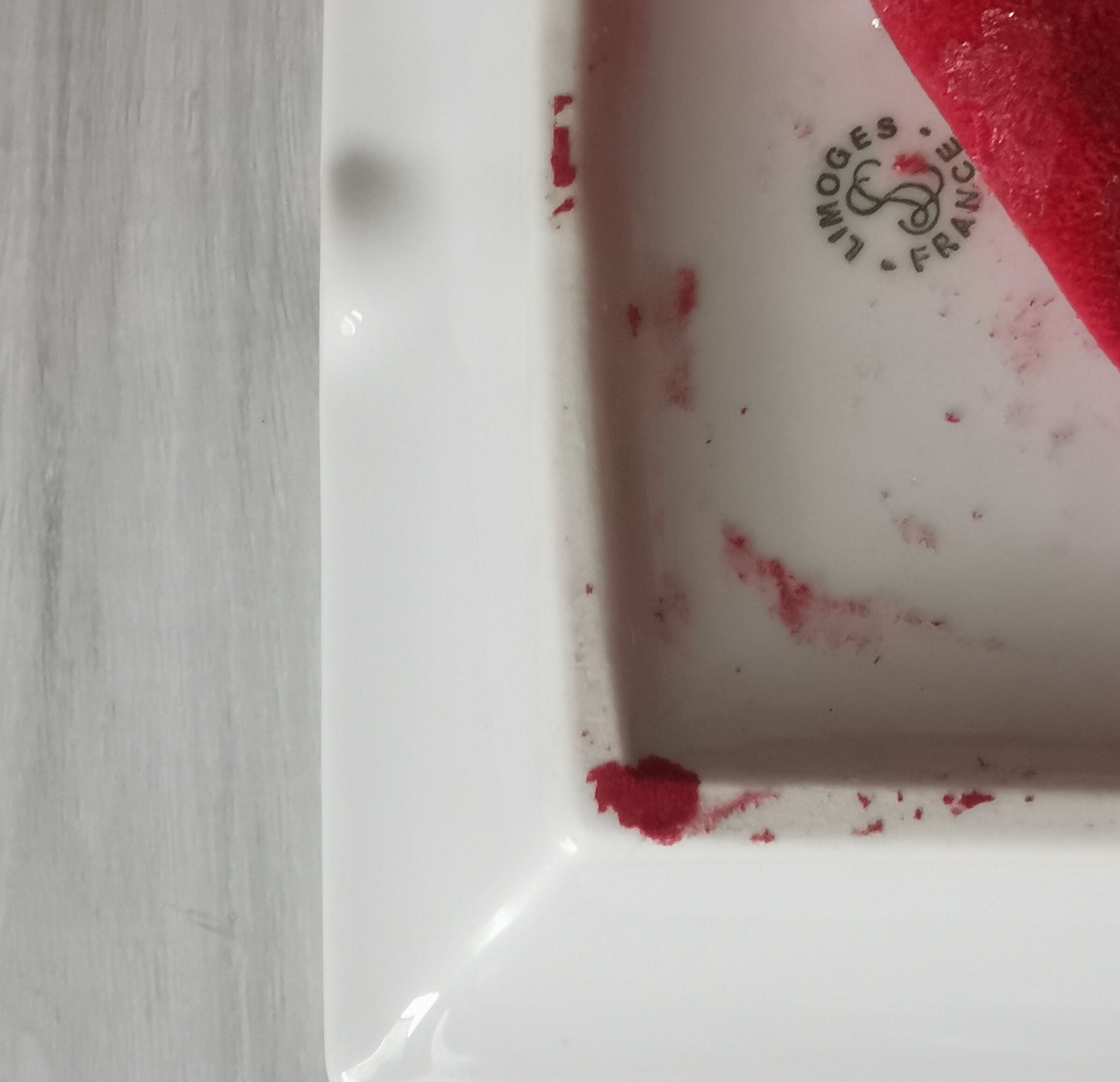 Cendrier Zèbres porcelaine Limoges