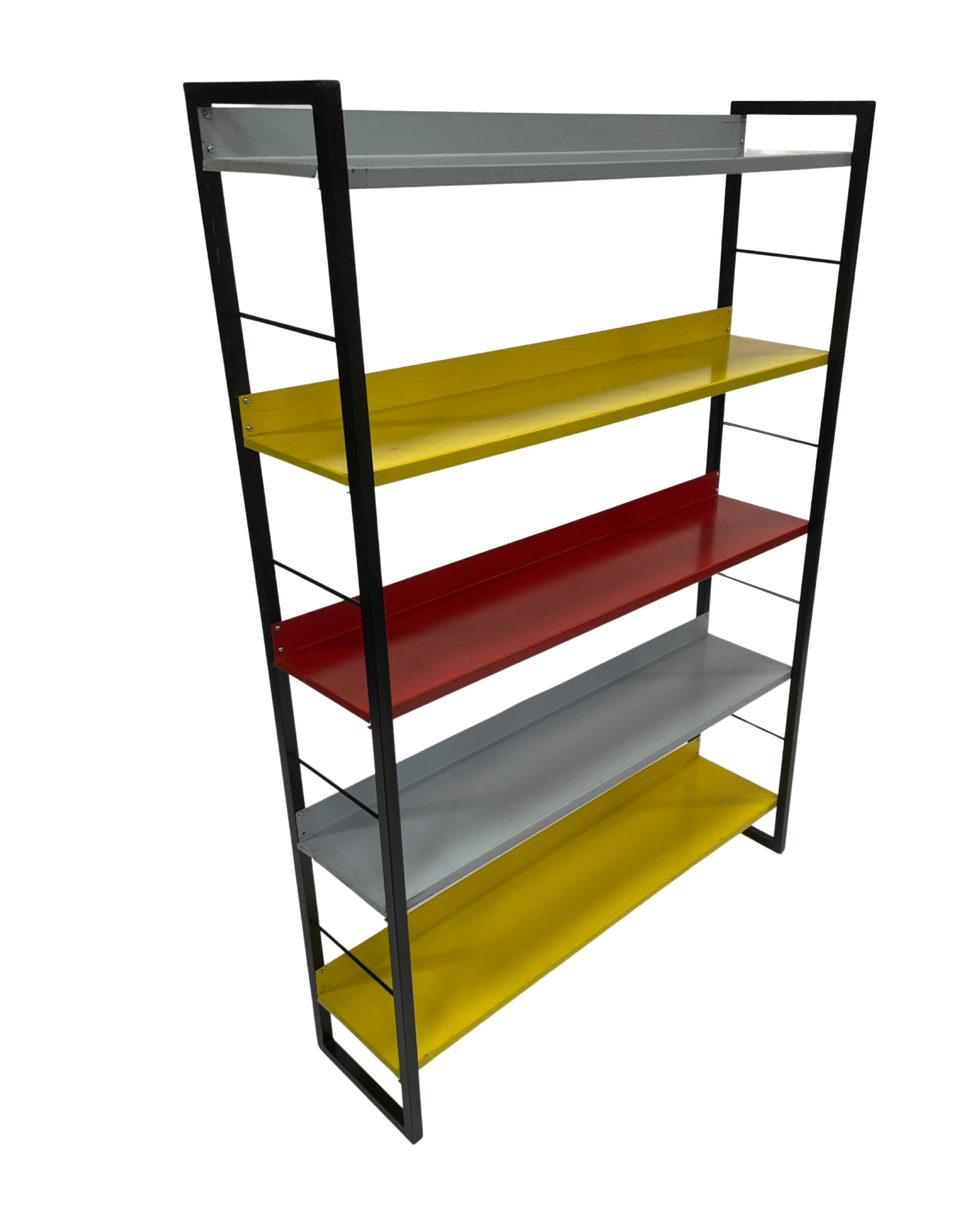 Tomado shelving unit in metal and several colours - 1960s dutch design