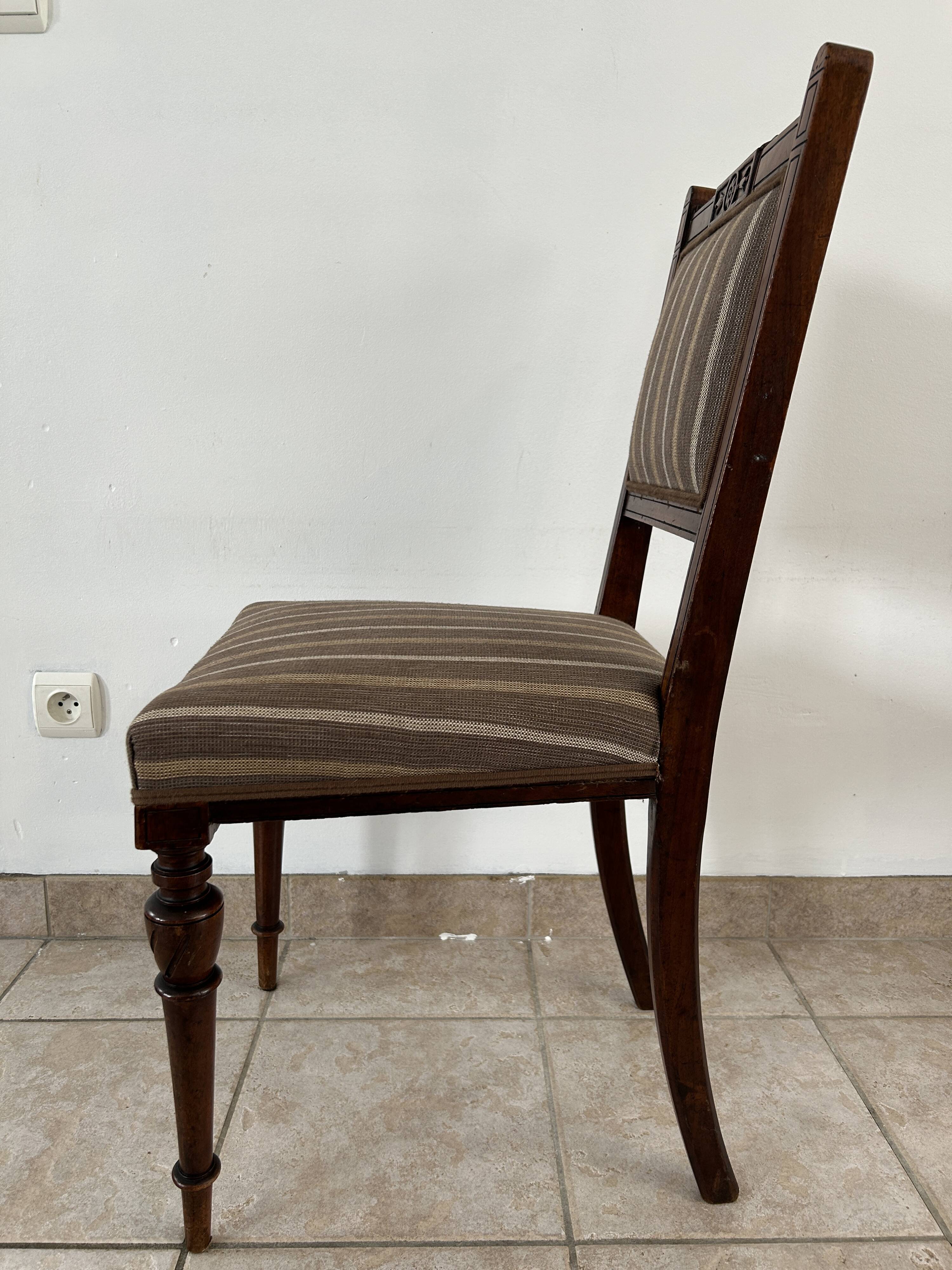 Set of 4 EMPIRE period chairs