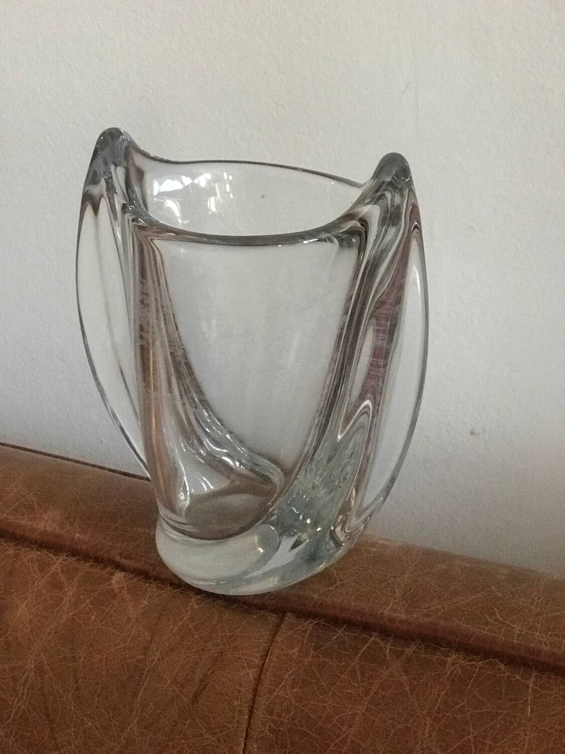Art Deco style crystal vase