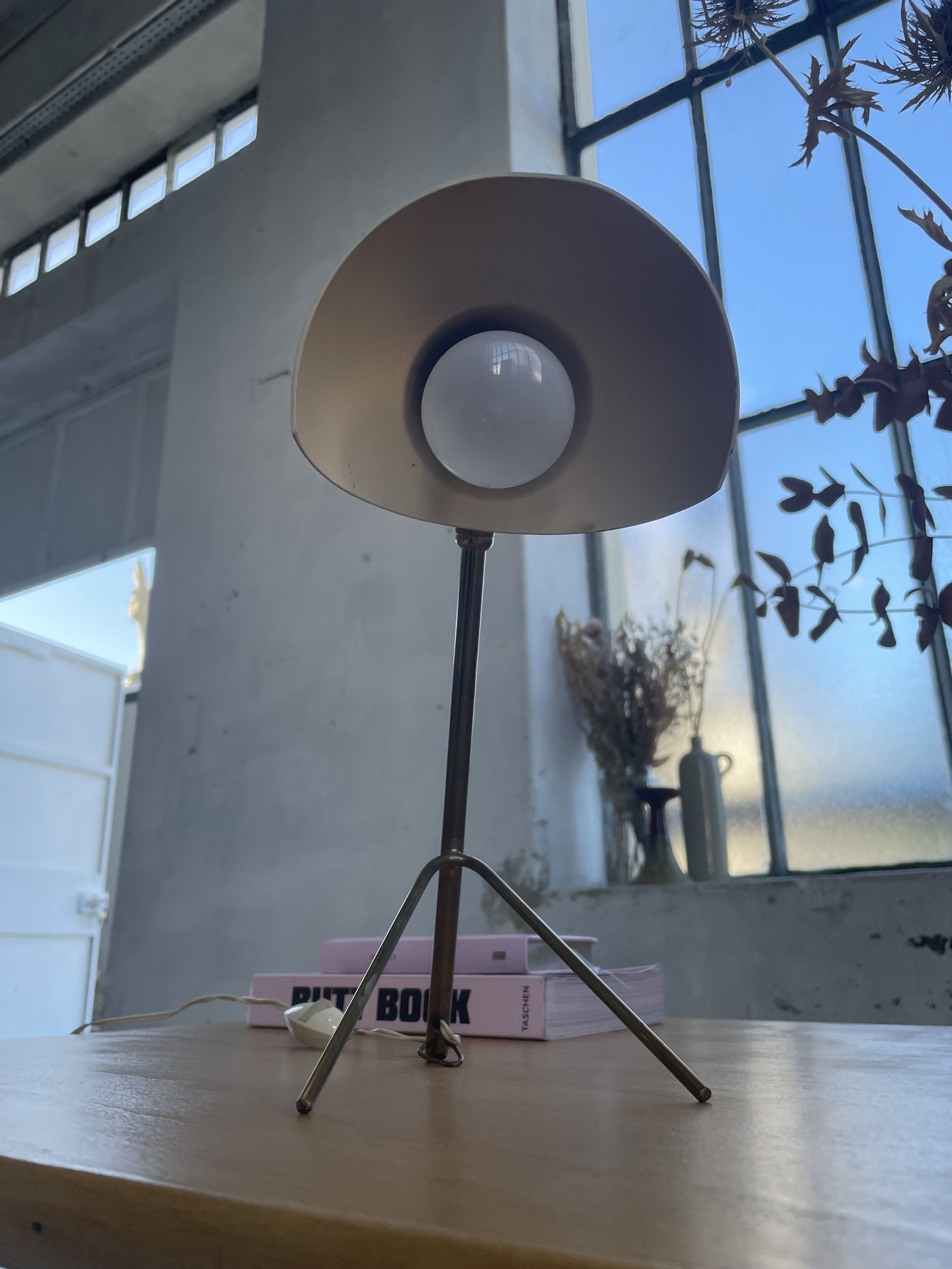 Lampe de bureau cocotte jaune