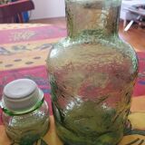 Glass carafe with stopper