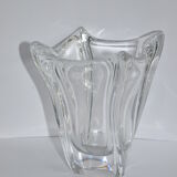 Signed vintage Daum Crystal vase