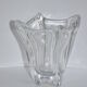 Signed vintage Daum Crystal vase