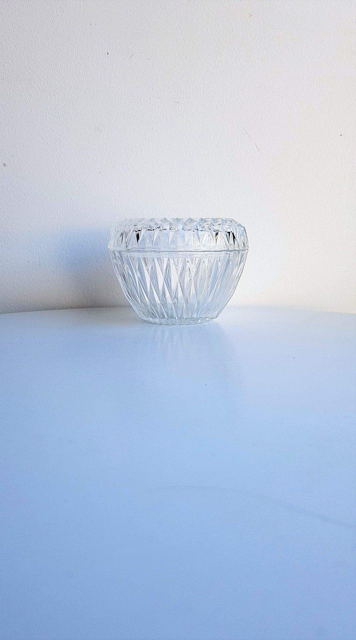 Sucrier vintage en verre