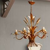 Wheat ear chandelier, 5 fires