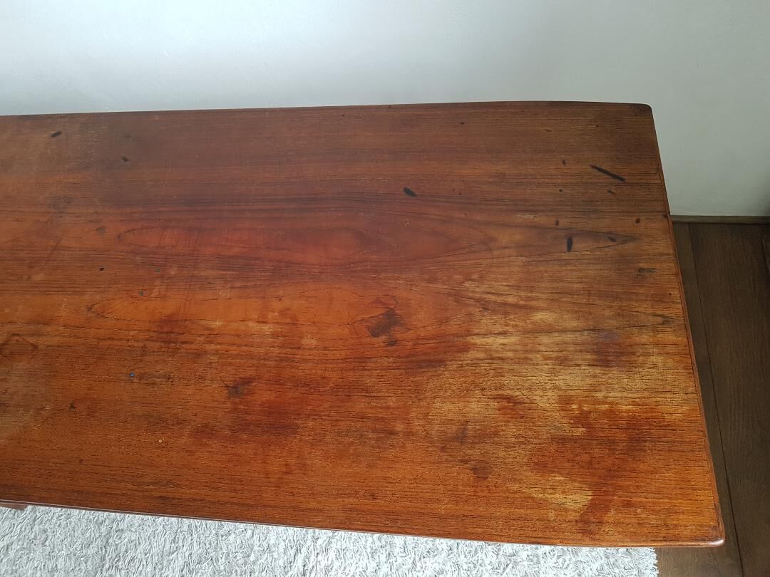Scandinavian coffee table circa 1960 - by F. Ohlsson in teak (model Sesam, brand Tingstrom)
