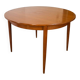 Scandinavian round table with compass legs