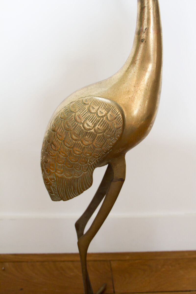 Brass heron