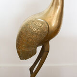 Brass heron