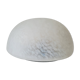 Speckled glass half-globe ceiling lamp