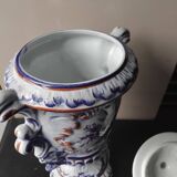 Hand painted ceramic pot