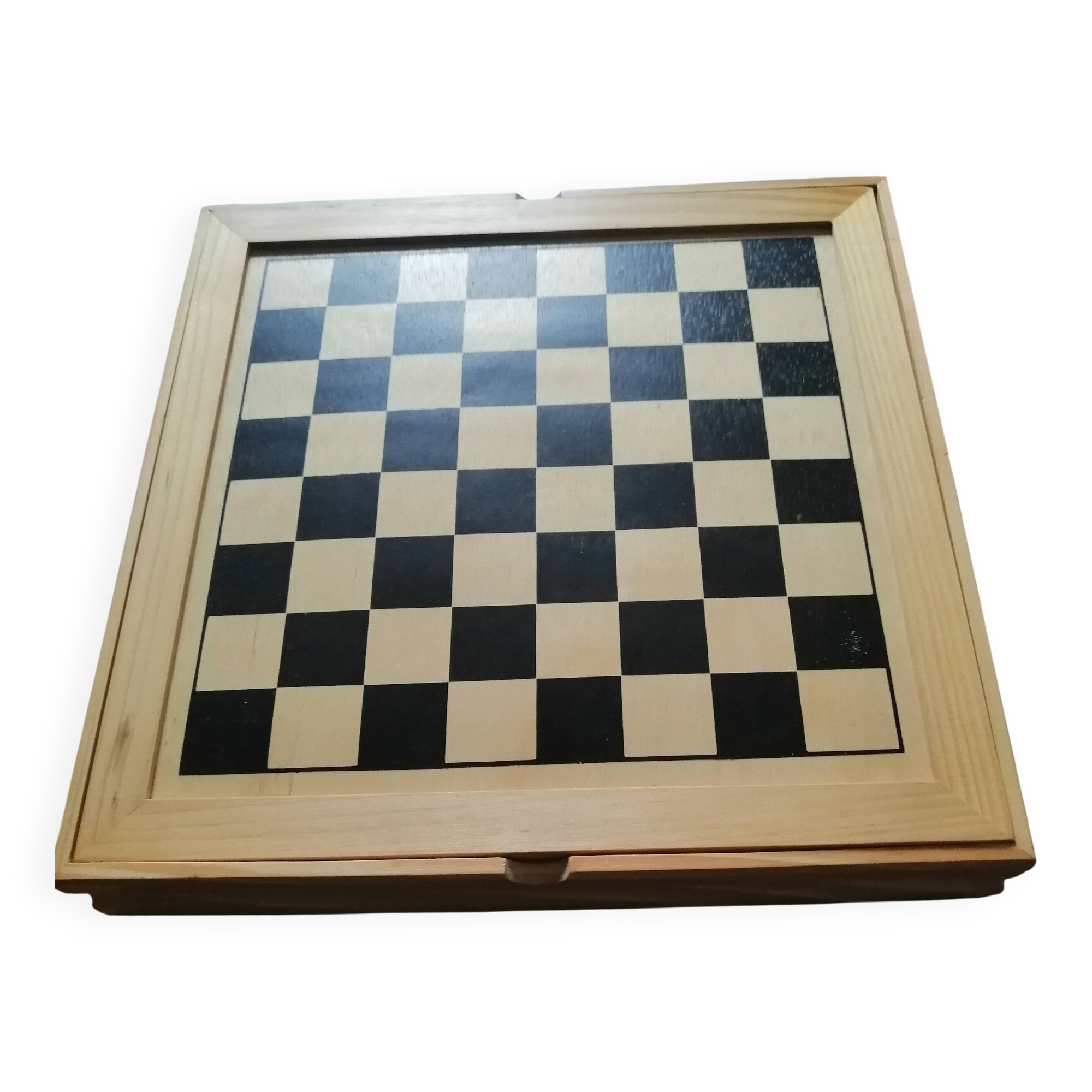 Board game set: checkers - chess - backgammon
