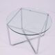 Table basse modèle MR par Ludwig Mies van der Rohe pour Knoll International, États-Unis, années 1980