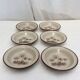 Six cereal bowls from the 1970s Japanese noritake manufacture dimension: diameter -14cm- H-3.5cm