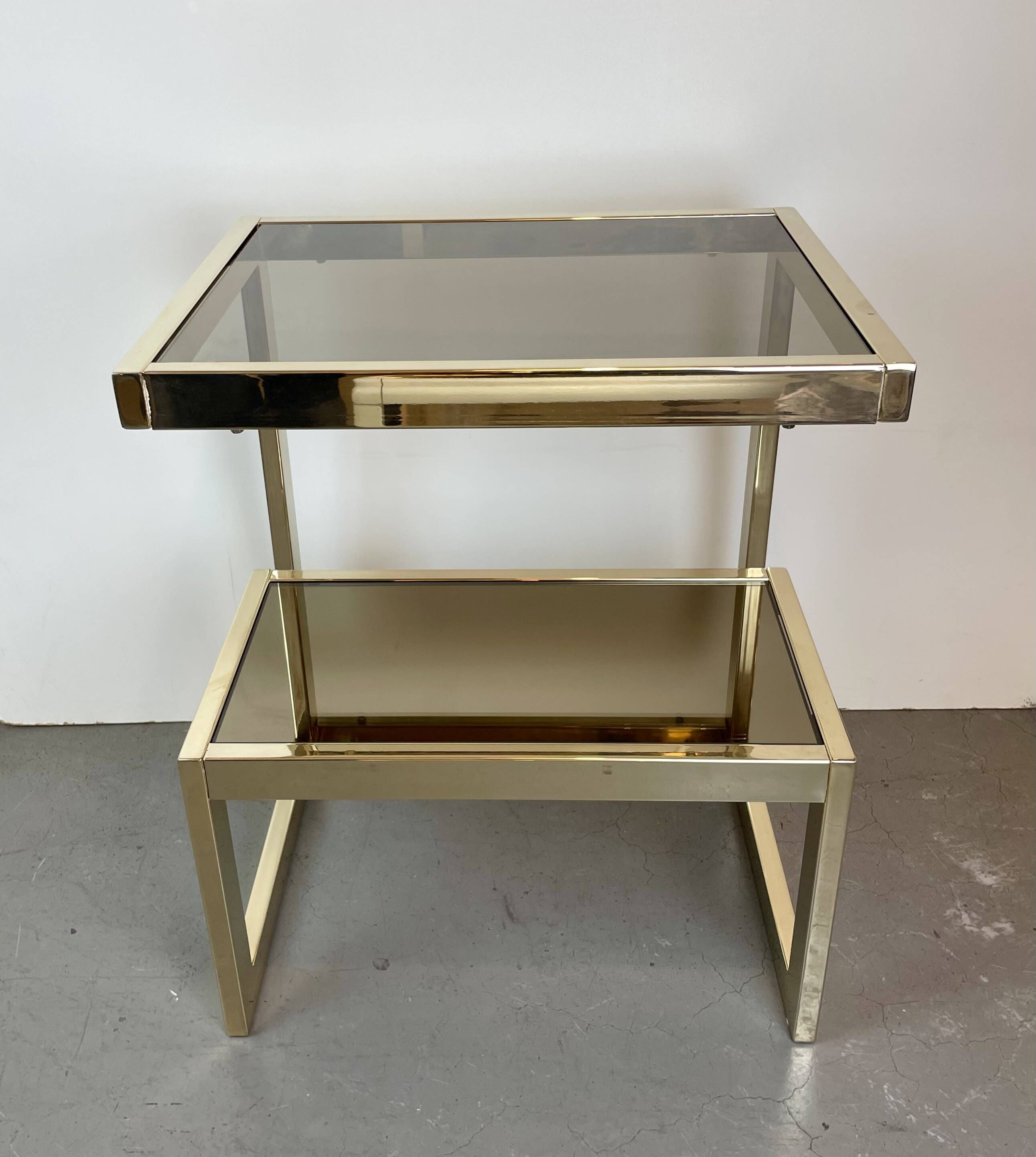 G, Table d'appoint, par Belgochrom pour la Dewulf Selection, Belgique, 1970