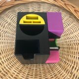 Vintage 80s pencil pot desk organizer