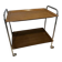 ADT Mobile Bar Cart / Serving Trolley — Chrome & Wood-Effect, 1970s Germany