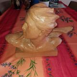 Mermoz terracotta bust R. Pollin