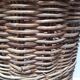 High basket 55cm round rattan old