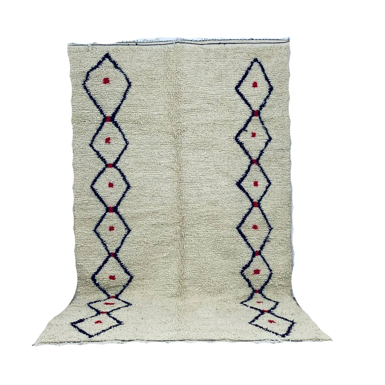 Handmade Moroccan Berber rug 253 X 153 CM