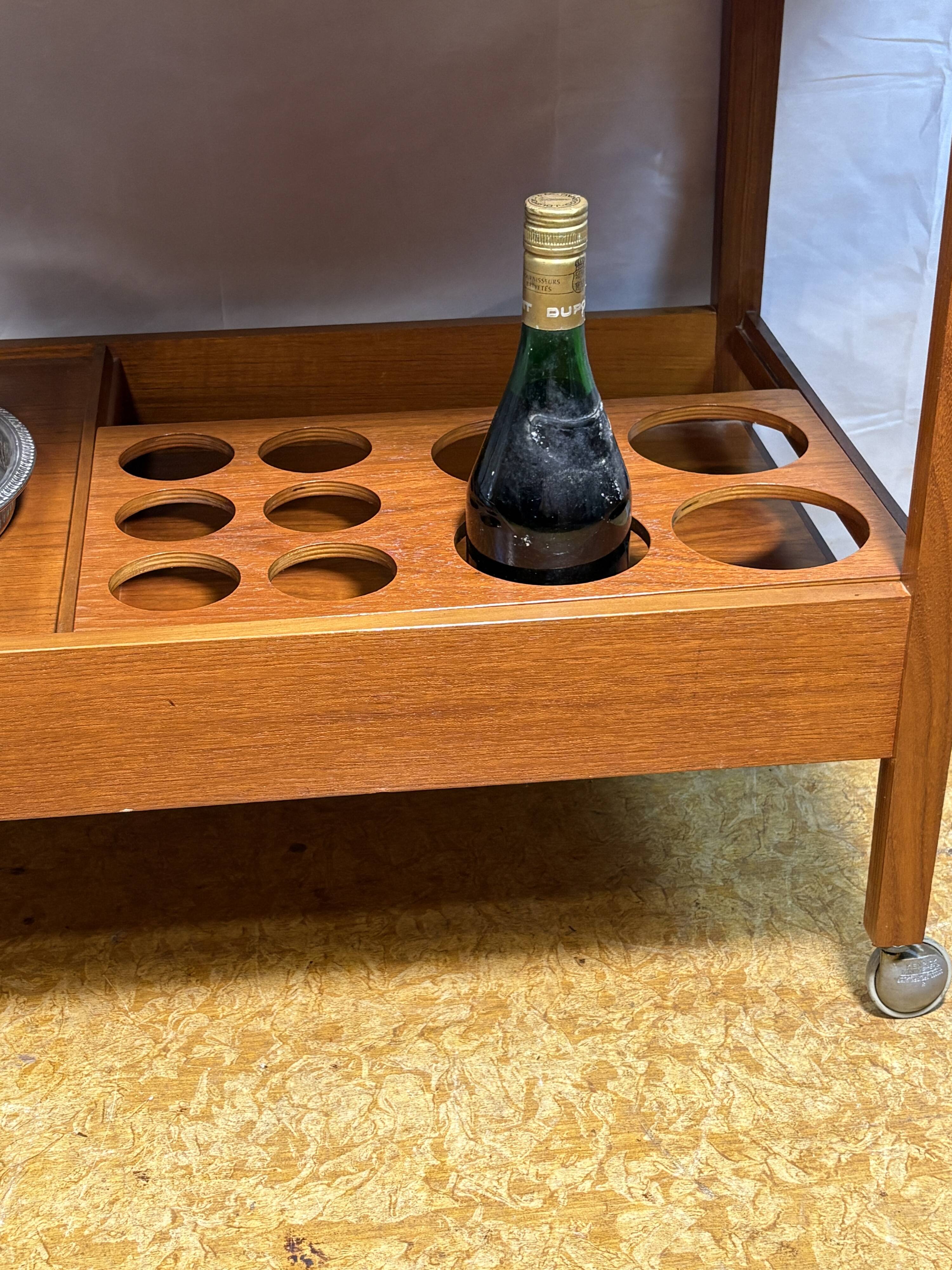 Stunning Vintage Remploy Teak Extending Bar Trolley | 1960 | Scandinavian D