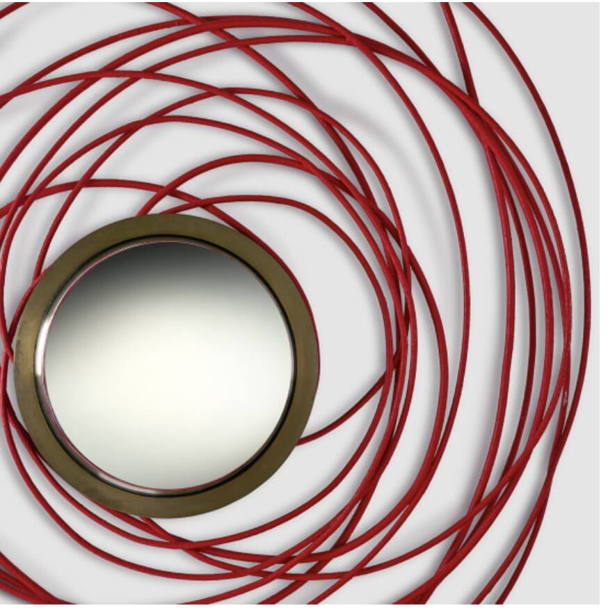 Pelote mirror by herve van der straeten