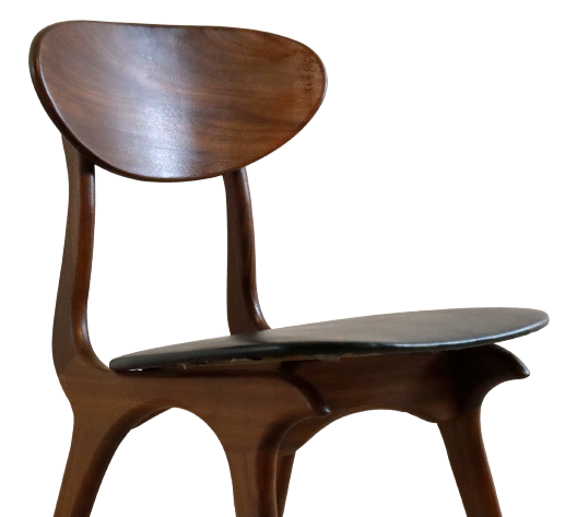 Set of 4 AWA dining chairs Louis van Teeffelen 'Ottersum'