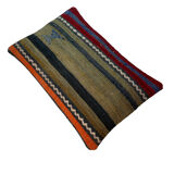 Vintage turkish kilim cushion cover, 30 x 50 cm