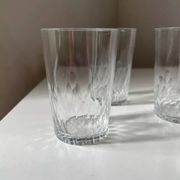 Ensemble de 7 gobelets cristal Baccarat modèle Richelieu Champigny