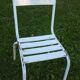 4 metal chairs, 50s