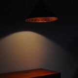 Cone shaped handmade pendant from Denmark, 1970s