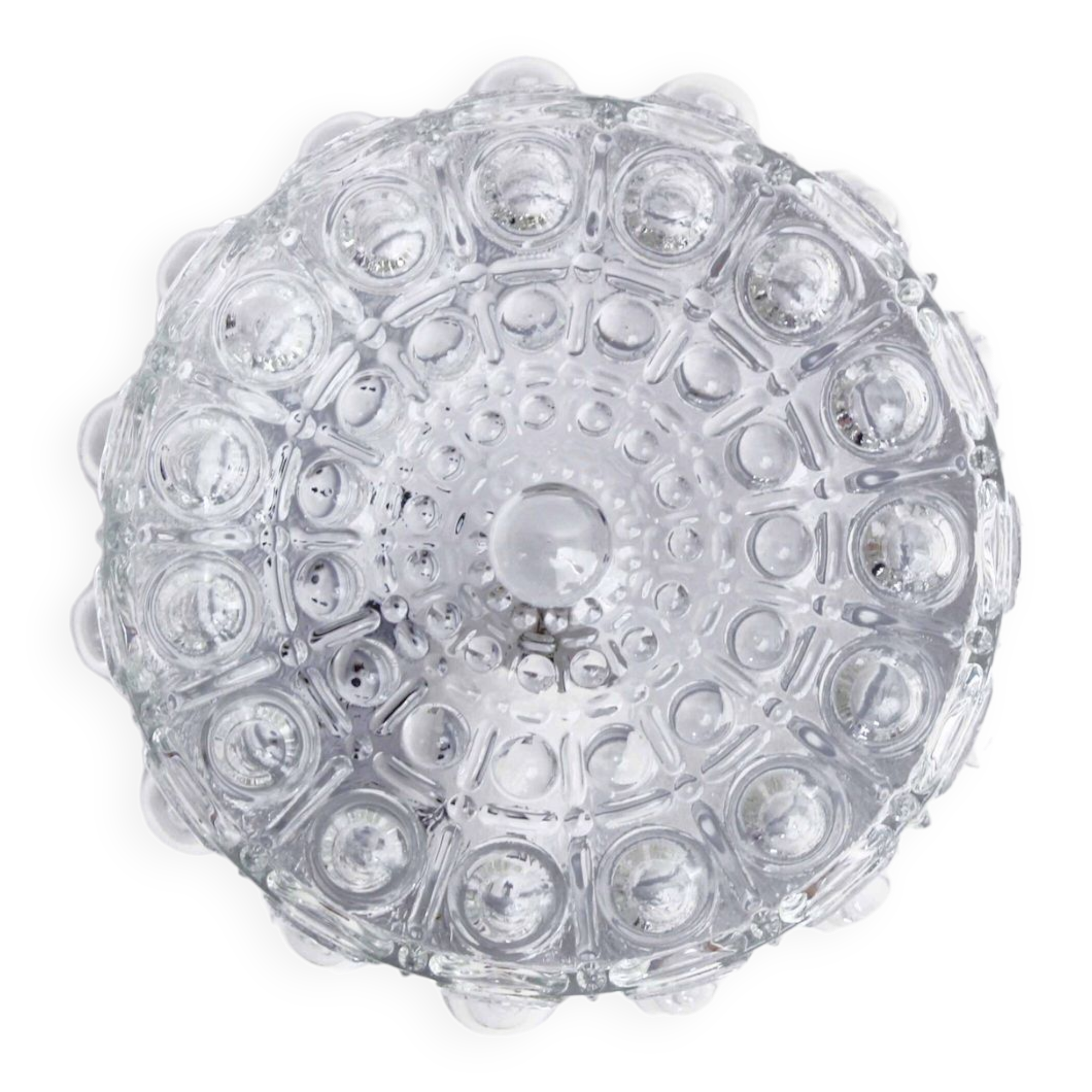 Bubble glass ceiling or wall light 1960