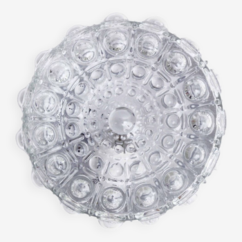 Plafonnier ou applique en verre bulle 1960