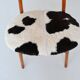 Hans Wegner model CH30 dining chairs in cowskin Carl Hansen Denmark 1952