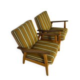 Pair of mid-century modern Danish armchairs in teak – 1960