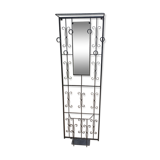 Wrought iron coat holder