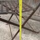 3 chaises en fer forgé