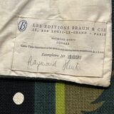BRAUN ET CIE Tapestry - After Raymond HURTU - entitled "SQUARE"