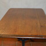 Bistro table with a cast iron base