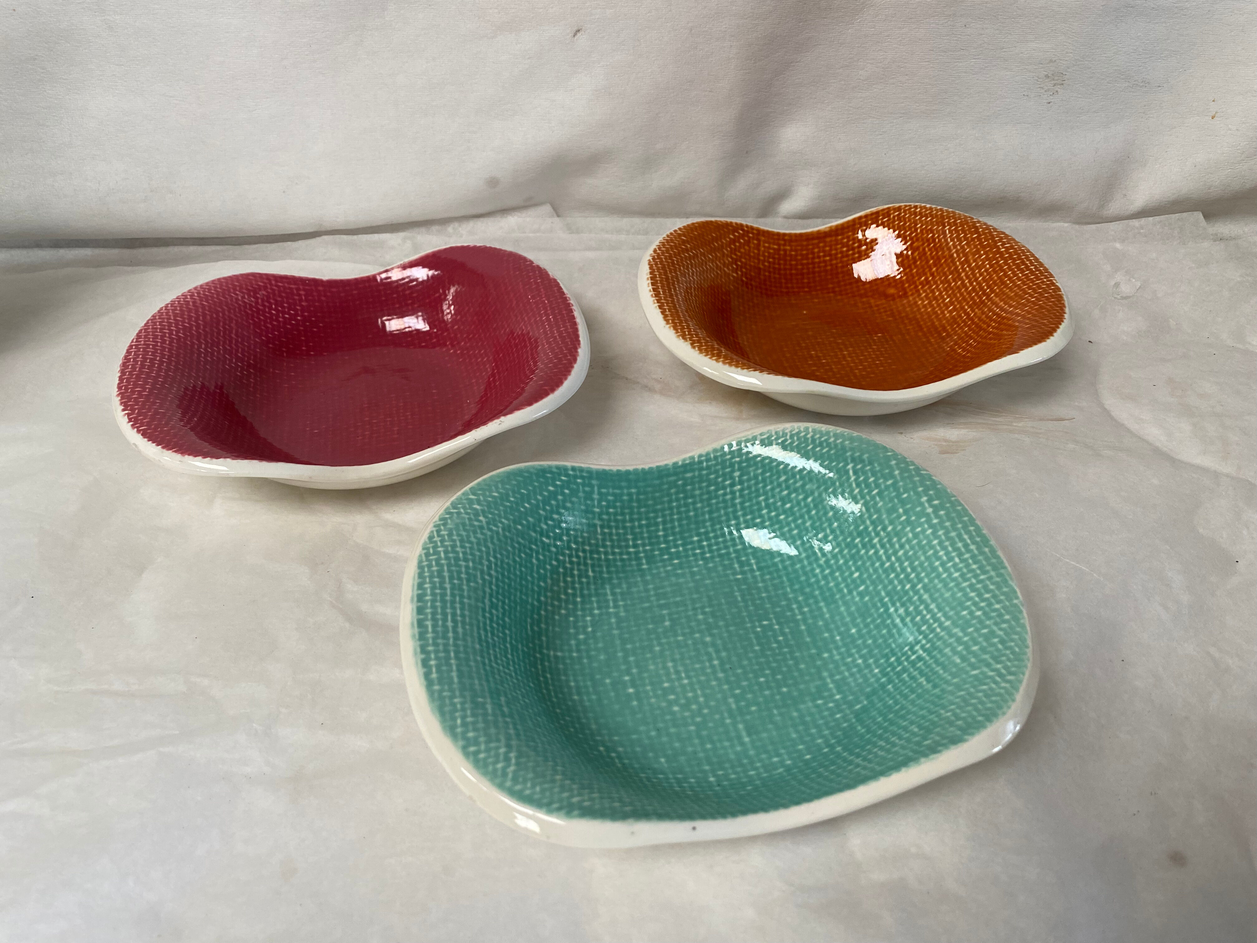 Ensemble de 3 plats en céramique Les Salins